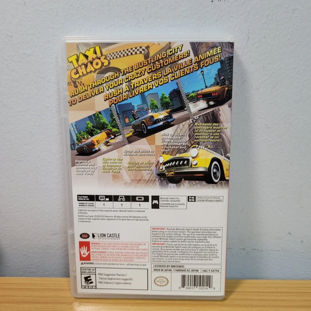 Nintendo taxi chaos